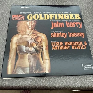 JAMES BOND GOLDFINGER SOUNDTRACK LP (1964) JOHN BARRY UAS-5117 - Picture 1 of 8