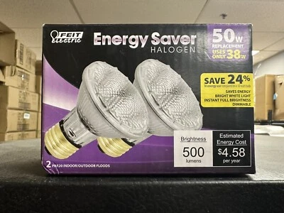 Feit Electric 38W Bulb - Pack of 2 (38PAR20/QFL/ES/2) - Image 1 of 2