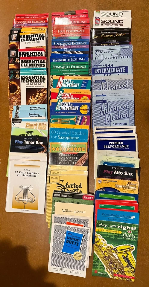 New Method Books for Alto/Tenor Sax - 50% Off - Image 1 of 1