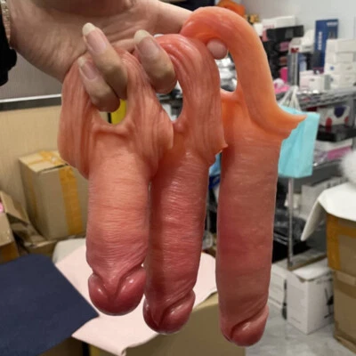 Hombres-Circunferencia-Amplificador-Mejorador-Pene-Extensión-Extensor-Funda-Manga-Grande EE. UU. Foto 1 de 4