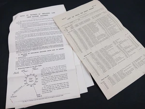 RARO DOCUMENTO DE PUNTERÍA DE ARTILLERÍA "LÍNEA DE OBTENCIÓN" DE LA PRIMERA GUERRA MUNDIAL Y LISTA DE "PIQUETES DE RODAMIENTOS" - Imagen 1 de 17