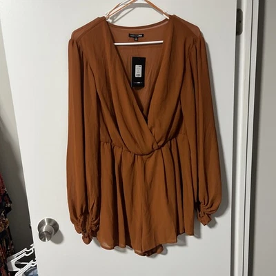 Mameluco de moda Nova Skylar transparente manga larga óxido talla M nuevo con etiquetas Foto 1 de 4