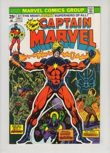 CAPTAIN MARVEL #32 NM- 9.2 MARVEL COMICS 1974 - Picture 1 of 2