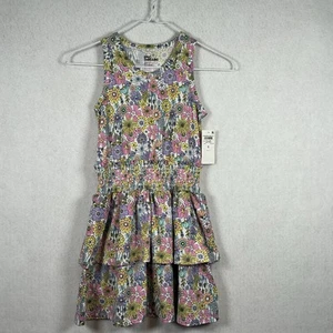 Epic Threads Big Girls Bloom Floral Print Smocked Dress Small NWT - Picture 1 of 7