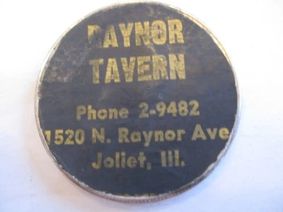 1922 Peace Sticke Dollar Raynor Tavern, 1520 N.Raynor Ave., Joliet, ILL. - Image 1 of 2