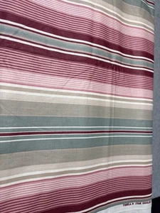 Pamela Joan Kessler Concord Striped Fabric 1/2 yard x 54" Cotton Blend Multicolo - Picture 1 of 7