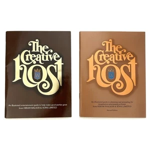 Vintage Hiram Walker The Creative Host Cocktail and Food Pairing Recipe Booklets - Picture 1 of 14