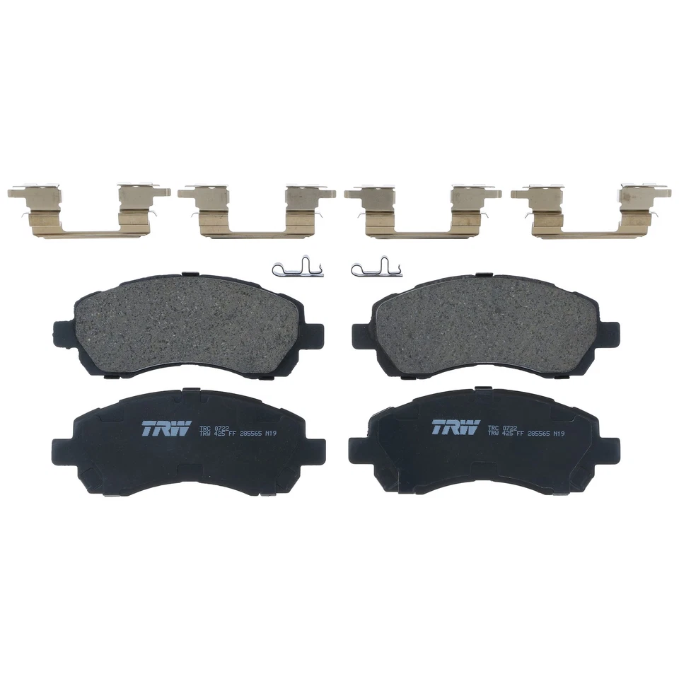 Disc Brake Pad Set for Subaru Legacy 1997 - 2000 TRW  Pro TRC0722 Foto 1 de 4