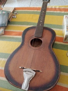Alte Gitarre Seminara Francesco Di Catania zum restaurieren - Bild 1 von 6