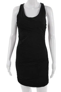 Rag & Bone Damen Bodycon Tank Kleid Schwarz Ärmellos Midi Reißverschluss Gr. 2 - Bild 1 von 7