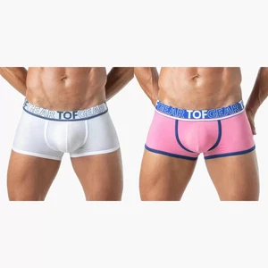 TOF Paris Champion Trunk White Pink Mens Sexy Underwear - Picture 1 of 19