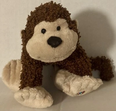 Webkinz Cheeky Monkey Plush 9" Curly Brown Fur Stuffed Animal HM080 NO CODE - Image 1 of 4