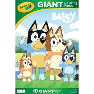 Crayola Bluey Riesen Malbuchseiten, 18 Ausmalbilder, Bluey Crafts, Bluey - Bild 1 von 2