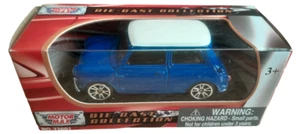 MotorMax 1961-67 Morris Mini Cooper 1300 Blue 1:64 US IMPORT DUTIES PAID - Picture 1 of 1