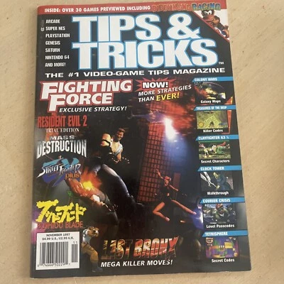 Советы и трюки ноябрь 1997 винтажные игровые очень хорошая форма - Изображение 1 из 4