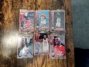 1996 Upper Deck Michael Jordan (6) Metal Card Set - Bild 1 von 8