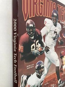 Virginia Tech Hokies 2000 Official Football Media Guide NCAA MICHAEL VICK COVER - Picture 1 of 24