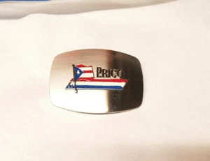 Mens Womens Metal Puerto Rico Flag Belt Buckle - Picture 1 of 3