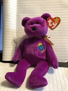 Rare TY Beanie Baby Collectible Retired Millennium Bear 1999 - Picture 1 of 2