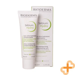 Bioderma Sebium Hydra Moisturising 40ml Cream Ultra Compensating Care Acne Pore - Picture 1 of 12