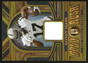 2023 Panini Gold Standard Gold Rush Materials #25 Davante Adams Jersey /299 