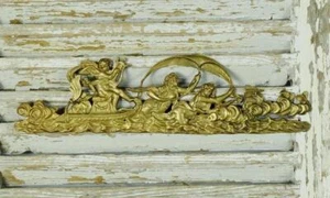Fabulous Antique French Mount / Plaque, Cherub, Putti, Maidens & Butterflies - Picture 1 of 10