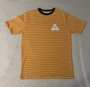 Palace Petit Stripe 220 T-Shirt Orange/Purple - Picture 1 of 4