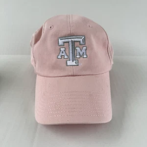 Texas A&M Aggies Mütze Kappe Damen rosa bestickt Logo Riemen hinten Papa NCAA College - Bild 1 von 14