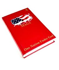 The MAGA Bible; Donald Trump 2024; Red Hardcover; Handcrafted, Artisan Design