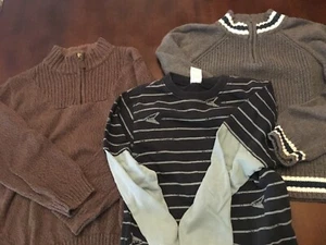 Gymboree lot 2 sweaters 1 ls tee top shirt half zip EUC guitar 5 6 years - Picture 1 of 3