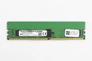 Micron 4GB 1RX8 PC4-2400T-RD1-11 ECC REG Memory MTA9ASF51272PZ-2G3B1II Tested - Picture 1 of 3