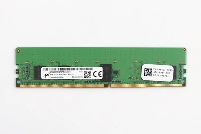 Micron 4GB 1RX8 PC4-2400T-RD1-11 ECC REG Memory MTA9ASF51272PZ-2G3B1II Tested - Image 1 of 3