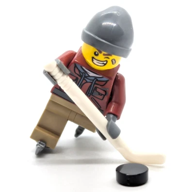 LEGO Minifigura Año Nuevo Lunar Chino: Jugador de Hockey Festival de Hielo 80109 (hol281 Foto 1 de 4