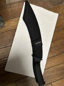 Schrade FullTang 18" Machete 3Cr13 Steel Thumb Ramp Jimping TPR Handle SCMACH1CP - Picture 1 of 5