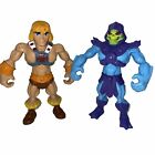 Mattel Masters Of The Universe Flextreme He-Man & Skeletor Figures Lot Figures