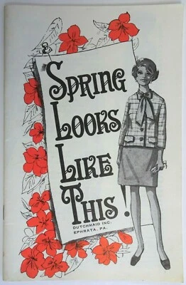 Vintage Dutchmaid Spring & Summer Women Children Men Clothing Brochure 1970   - image 1 of 4