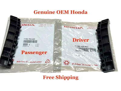 Honda Accord 2008-2012 cupé 2 puertas parachoques delantero soporte lateral derecho + derecho conjunto OEM 08-12 Foto 1 de 4