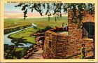 Adolph S Ochs Museum Point Park Lookout Mountain Tennessee Linen Postcard