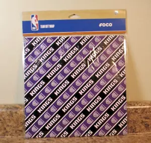 NBA Sacramento Kings Equipo de Baloncesto Envoltura de Regalo Vacaciones Cumpleaños NUEVO - Imagen 1 de 2
