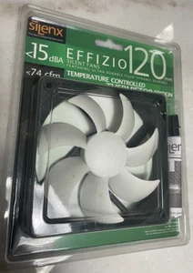 NEW SilenX EFFIZIO Silent Fan 120mm - 15 dBA, 74 CFM Quiet Cooling Fan - Picture 1 of 2