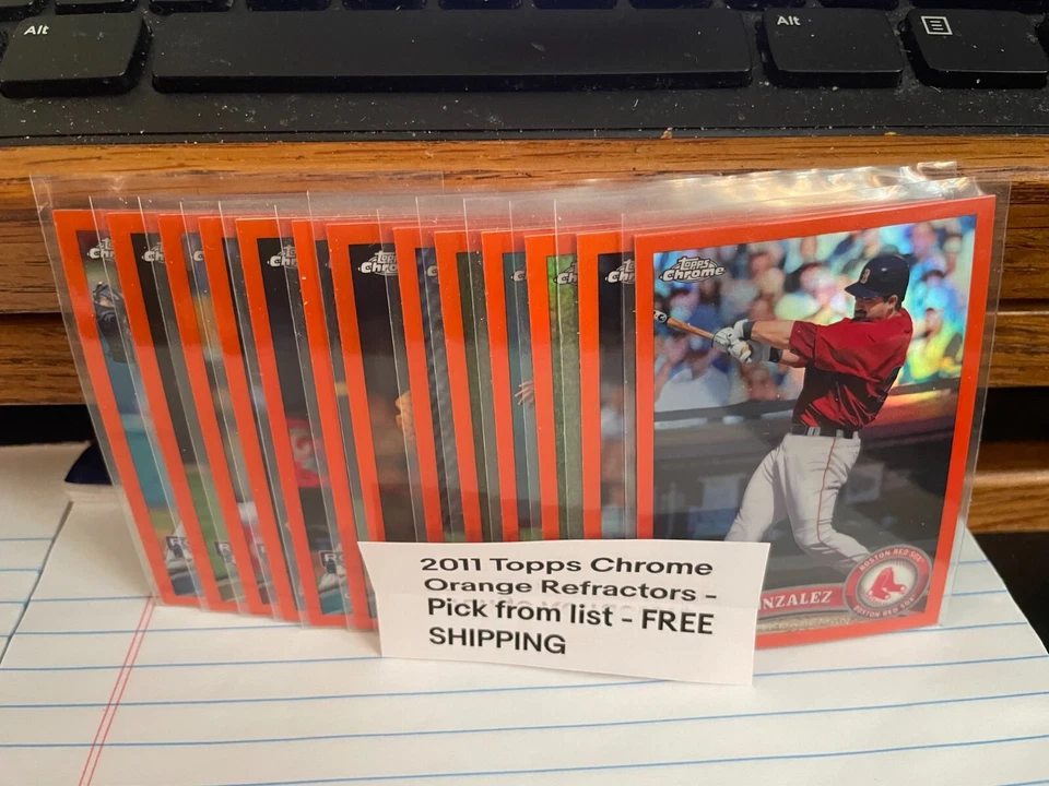 2011 Topps Chrome Orange Refractor - Pick From List - $1.79/card - FREE SHIPPING - Image 1 of 1