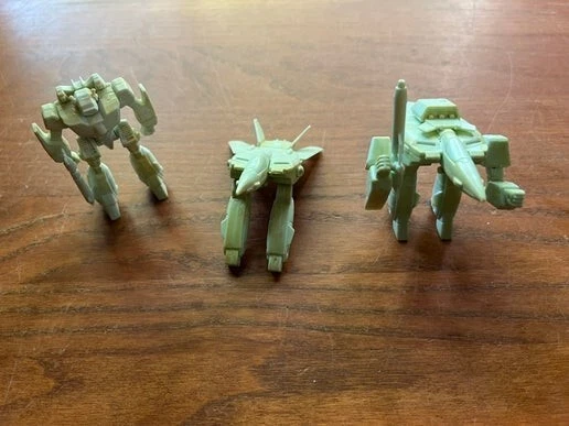 Robotech/Macross Rick Hunter - Lt Cam Ship Veritechs/Valkyres Revell - Lote de 3 Foto 1 de 1