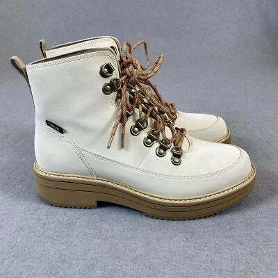 Женские кожаные ботильоны средней формы TEVA цвета слоновой кости 1 на платформе 1123510 размер 8,5 - Изображение 1 из 4