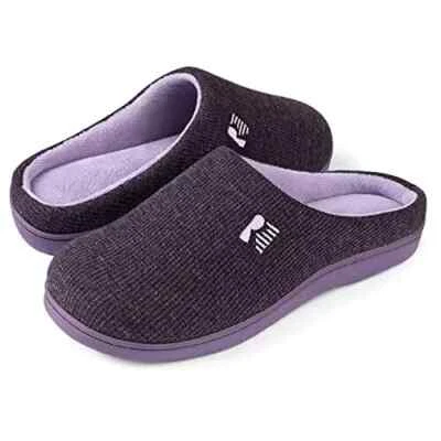 BRAND NEW LILAC LADIES ROCKDOVE MEMORY FOAM SLIPPERS SIZE UK 3-4 EU 36-37