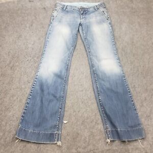 Joes Jeans Womens 28 Blue Bootcut Flared Denim Casual Pockets Low Ladies 29x33 *