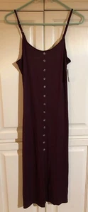 Mudd Juniors Tank Dress Medium Womens Maroon $36 (s-Org-20-39) - Imagen 1 de 7