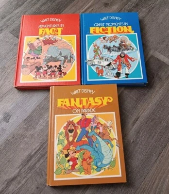 Vintage 1970s The Walt Disney Parade Book Lot Of 3 Fact, Fantasy, Fiction Bundle - Image 1 of 4