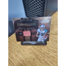 2004 Playoff Absolute Memorabilia Leather & Laces Steve Smith Ball /250