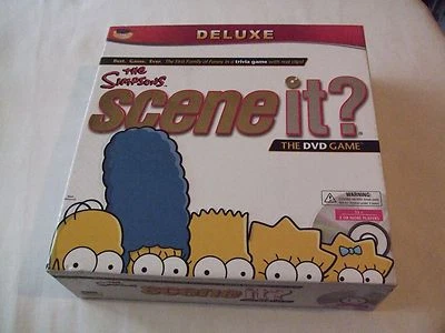  Scene it Deluxe THE SIMPSONS  DVD Game Screen Life Games - Image 1 of 3