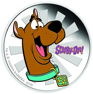 2018 Tuvalu SCOOBY-DOO 1oz SILVER $1 PROOF COIN Dog Year - Picture 1 of 5
